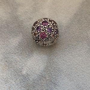 Pandora Authentic Bead Purple Cosmic Star Clip #791286CFPMX